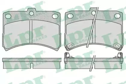 05P1035 LPR Комплект тормозных колодок, дисковый тормоз