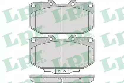 05P1049 LPR Комплект тормозных колодок, дисковый тормоз