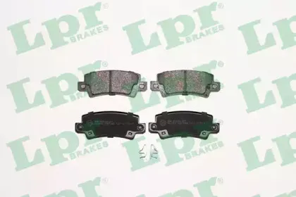 05P1068 LPR Комплект тормозных колодок, дисковый тормоз