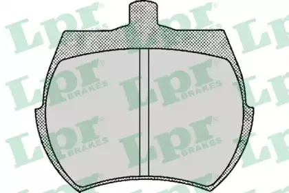 05P108 LPR Комплект тормозных колодок, дисковый тормоз