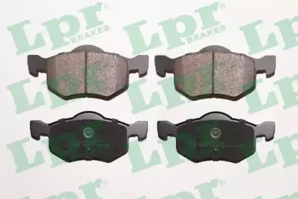 05P1091 LPR Комплект тормозных колодок, дисковый тормоз