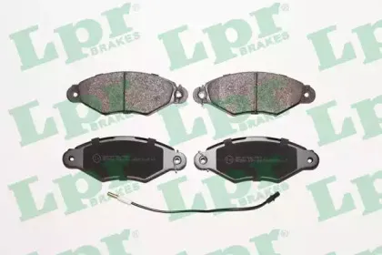 05P1106 LPR Комплект тормозных колодок, дисковый тормоз