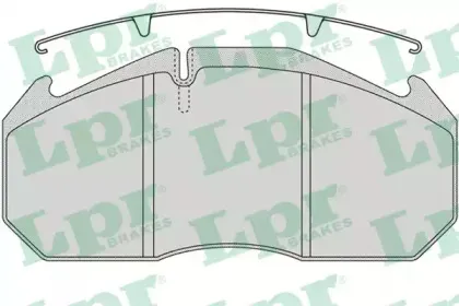 05P1162 LPR Комплект тормозных колодок, дисковый тормоз