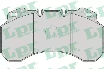 05P1165 LPR Комплект тормозных колодок, дисковый тормоз