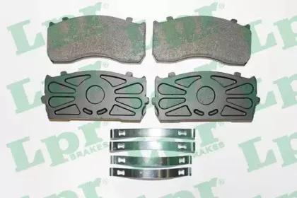 05P1169 LPR Комплект тормозных колодок, дисковый тормоз