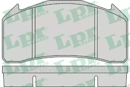 05P1177 LPR Комплект тормозных колодок, дисковый тормоз