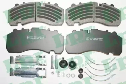 05P1187K LPR Комплект тормозных колодок, дисковый тормоз