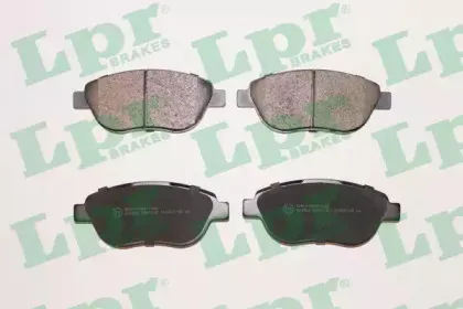 05P1192 LPR Комплект тормозных колодок, дисковый тормоз