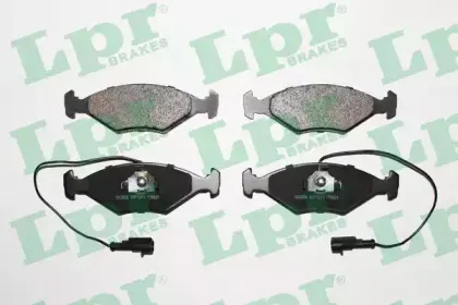 05P1203 LPR Комплект тормозных колодок, дисковый тормоз