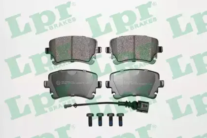 05P1206 LPR Комплект тормозных колодок, дисковый тормоз