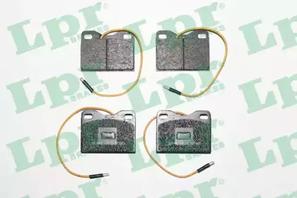 05P121 LPR Комплект тормозных колодок, дисковый тормоз