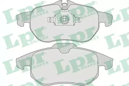 05P1216 LPR Комплект тормозных колодок, дисковый тормоз