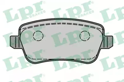 05P1218 LPR Комплект тормозных колодок, дисковый тормоз