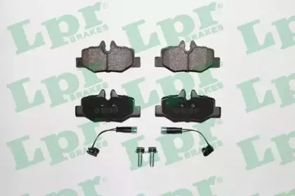 05P1246 LPR Комплект тормозных колодок, дисковый тормоз