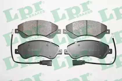 05P1259 LPR Комплект тормозных колодок, дисковый тормоз