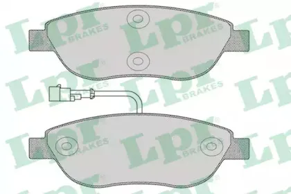 05P1268 LPR Комплект тормозных колодок, дисковый тормоз