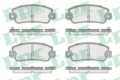 05P128 LPR Комплект тормозных колодок, дисковый тормоз