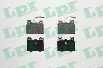 05P131 LPR Комплект тормозных колодок, дисковый тормоз