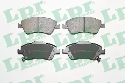 05P1316 LPR Комплект тормозных колодок, дисковый тормоз