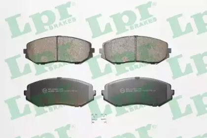 05P1318 LPR Комплект тормозных колодок, дисковый тормоз