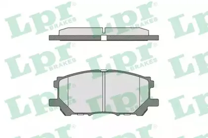 05P1368 LPR Комплект тормозных колодок, дисковый тормоз