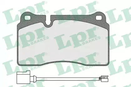 05P1376B LPR Комплект тормозных колодок, дисковый тормоз