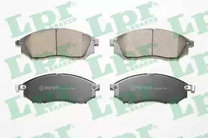 05P1406 LPR Комплект тормозных колодок, дисковый тормоз