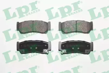 05P1417 LPR Комплект тормозных колодок, дисковый тормоз