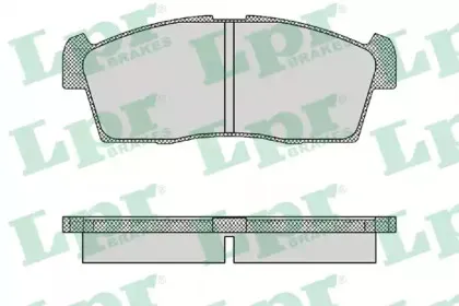 05P1442 LPR Комплект тормозных колодок, дисковый тормоз