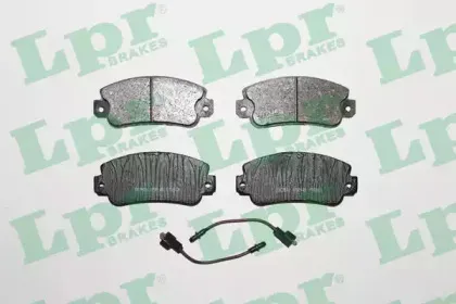 05P145 LPR Комплект тормозных колодок, дисковый тормоз