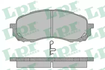 05P1454 LPR Комплект тормозных колодок, дисковый тормоз