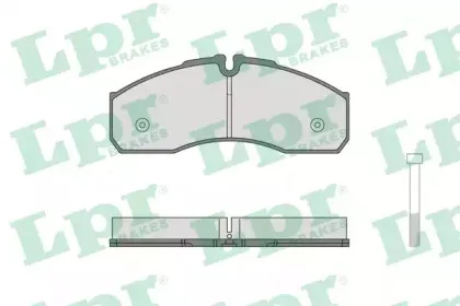 05P1462 LPR Комплект тормозных колодок, дисковый тормоз