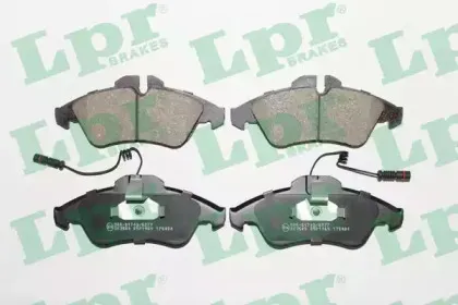 05P1469 LPR Комплект тормозных колодок, дисковый тормоз