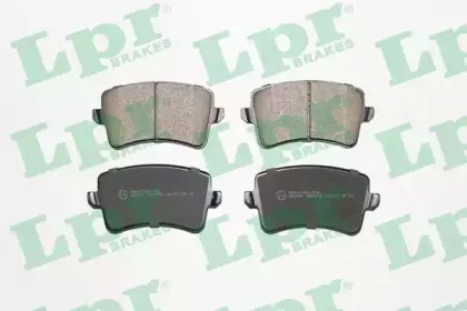 05P1489 LPR Комплект тормозных колодок, дисковый тормоз