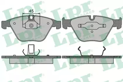 05P1510 LPR Комплект тормозных колодок, дисковый тормоз