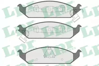 05P1519 LPR Комплект тормозных колодок, дисковый тормоз