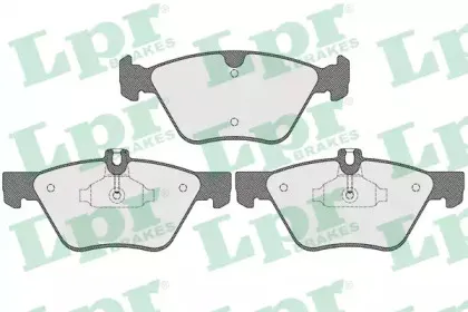 05P1523 LPR Комплект тормозных колодок, дисковый тормоз