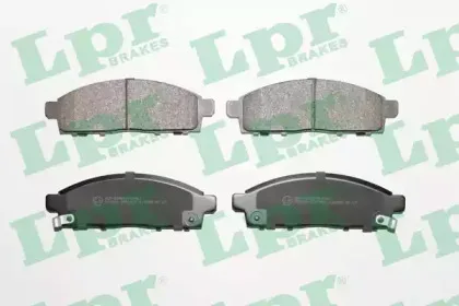 05P1533 LPR Комплект тормозных колодок, дисковый тормоз
