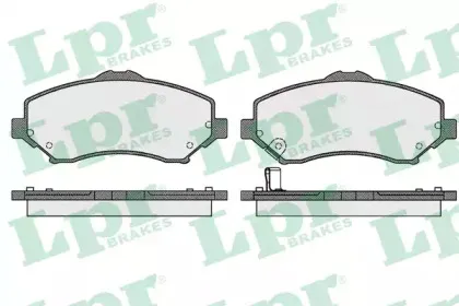 05P1548 LPR Комплект тормозных колодок, дисковый тормоз