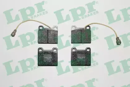 05P155 LPR Комплект тормозных колодок, дисковый тормоз