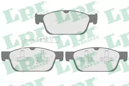 05P1551 LPR Комплект тормозных колодок, дисковый тормоз