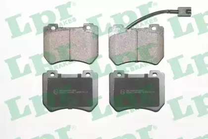 05P1552 LPR Комплект тормозных колодок, дисковый тормоз