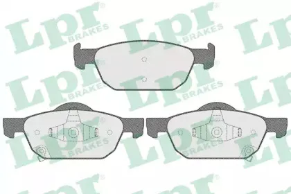 05P1560 LPR Комплект тормозных колодок, дисковый тормоз