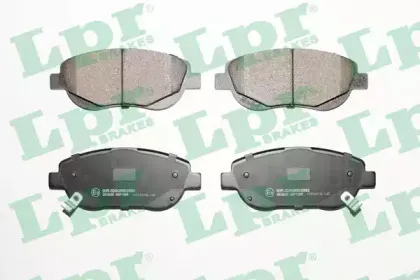 05P1566 LPR Комплект тормозных колодок, дисковый тормоз