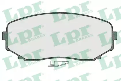05P1573 LPR Комплект тормозных колодок, дисковый тормоз