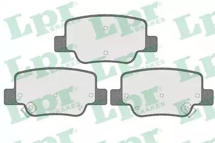 05P1576 LPR Комплект тормозных колодок, дисковый тормоз