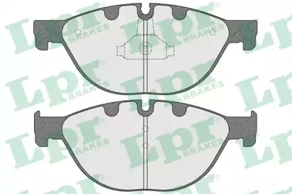 05P1582 LPR Комплект тормозных колодок, дисковый тормоз