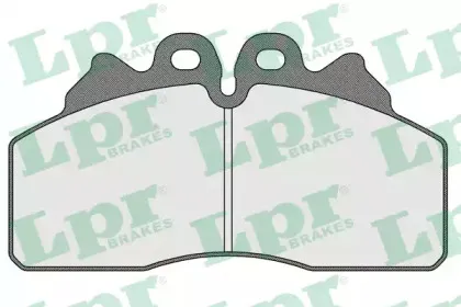 05P1586 LPR Комплект тормозных колодок, дисковый тормоз