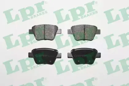 05P1608 LPR Комплект тормозных колодок, дисковый тормоз