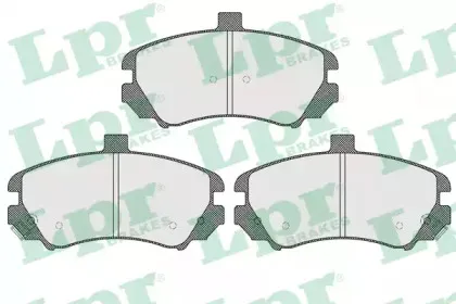 05P1609 LPR Комплект тормозных колодок, дисковый тормоз